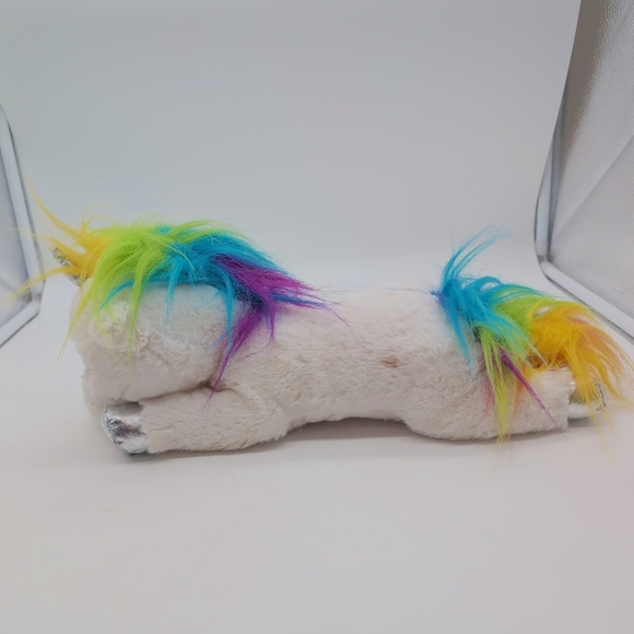Plush Unicorn Toy with Rainbow Mane Stuffie Stuffed Animal - Picture 2 of 6